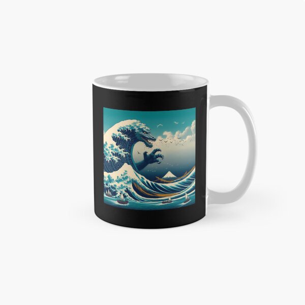 Item preview, Godzila Kanagawa Wave designed and sold by MargarettaYeage.