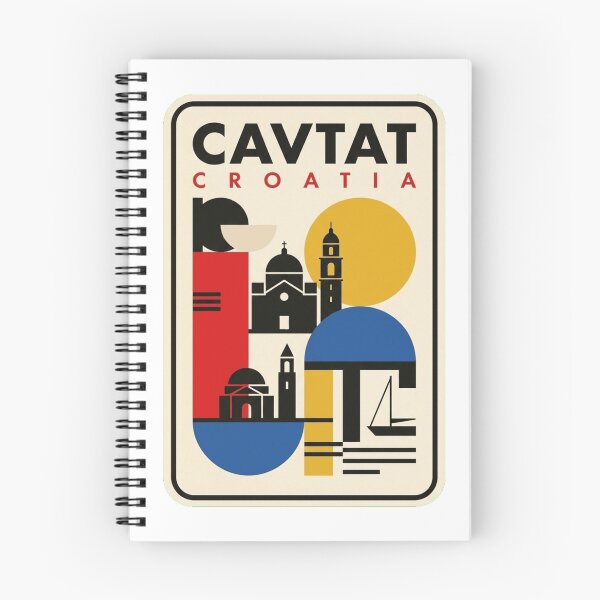 Item preview, Retro Cavtat Bauhaus Geometric Skyline designed and sold by k3rstman1.