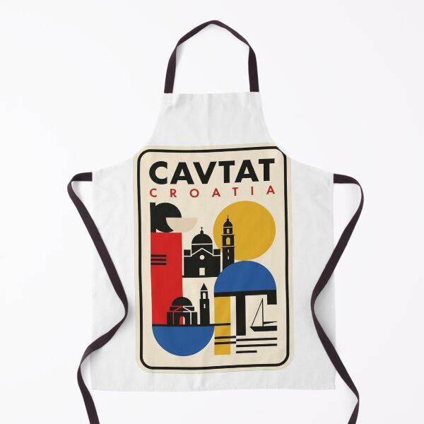 Item preview, Retro Cavtat Bauhaus Geometric Skyline designed and sold by k3rstman1.