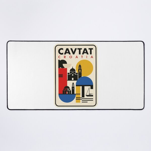 Item preview, Retro Cavtat Bauhaus Geometric Skyline designed and sold by k3rstman1.