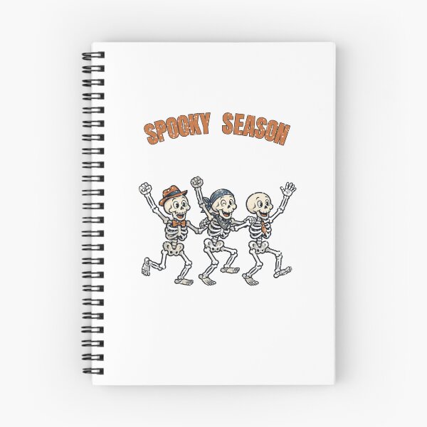 Item preview, Spooky Season Dancing Skeletons Funny Halloween T-Shirt designed and sold by Worn and Witty.