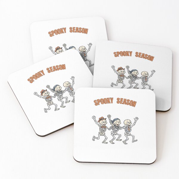 Item preview, Spooky Season Dancing Skeletons Funny Halloween T-Shirt designed and sold by Worn and Witty.