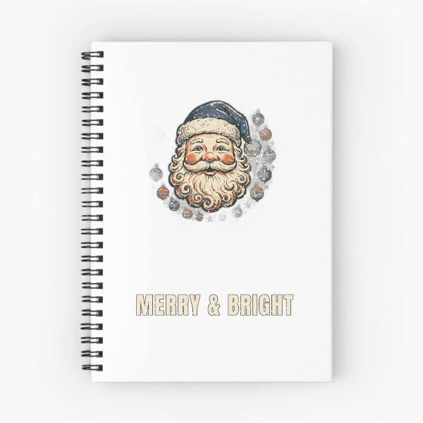 Item preview, Merry and Bright Retro Grunge Santa Christmas T-Shirt designed and sold by Worn and Witty.