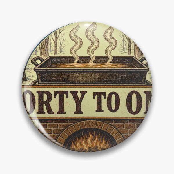 Item preview, Forty To One Maple Syrup Sugarmaker Emblem Vintage designed and sold by BoosterShop.