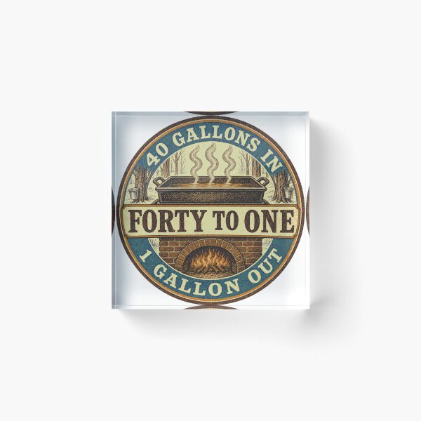 Item preview, Forty To One Maple Syrup Sugarmaker Emblem Vintage designed and sold by BoosterShop.