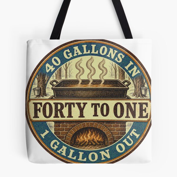 Item preview, Forty To One Maple Syrup Sugarmaker Emblem Vintage designed and sold by BoosterShop.