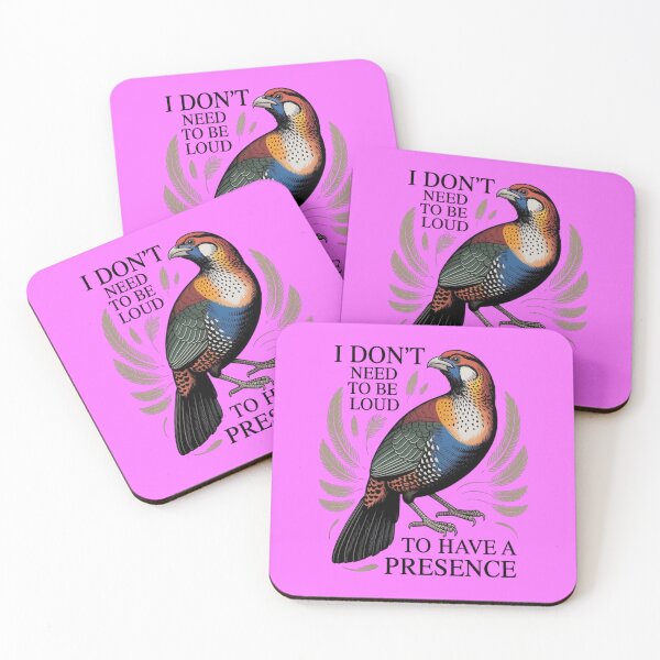 Item preview, Temminck's Tragopan - I Don't Need To Be Loud To Have A Presence designed and sold by Max Store.