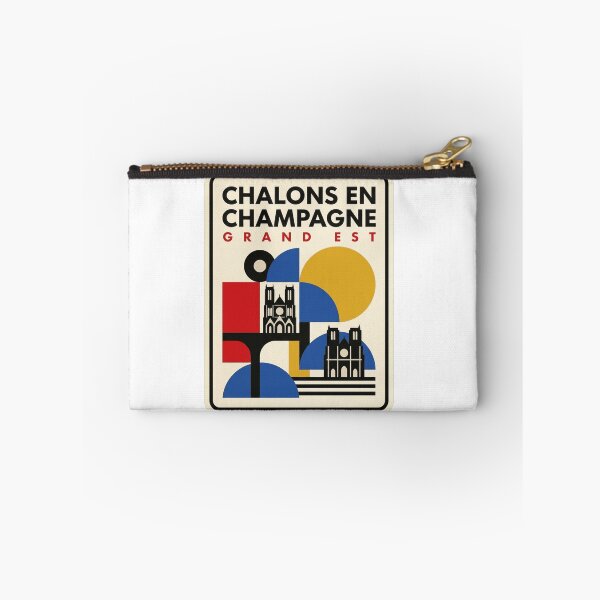 Item preview, Retro Chalons En Champagne Bauhaus Geometric Skyline designed and sold by k3rstman1.