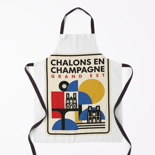 Item preview, Retro Chalons En Champagne Bauhaus Geometric Skyline designed and sold by k3rstman1.