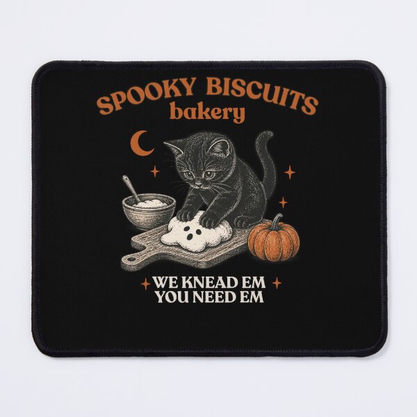 Item preview, Retro Funny Spooky Biscuits Club Cat Lovers Pastry Halloween designed and sold by AmberWild.