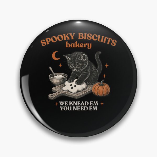 Item preview, Retro Funny Spooky Biscuits Club Cat Lovers Pastry Halloween designed and sold by AmberWild.