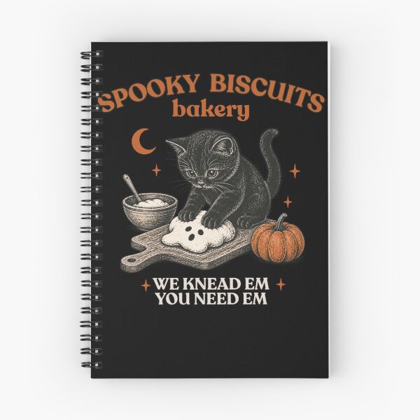 Item preview, Retro Funny Spooky Biscuits Club Cat Lovers Pastry Halloween designed and sold by AmberWild.