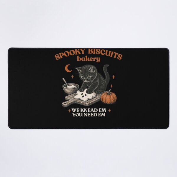 Item preview, Retro Funny Spooky Biscuits Club Cat Lovers Pastry Halloween designed and sold by AmberWild.