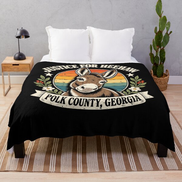 Item preview, Retro Justice for HeeHaw Donkey Polk County Georgia designed and sold by AmberWild.