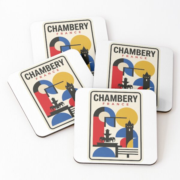 Item preview, Retro Chambery Bauhaus Geometric Skyline designed and sold by k3rstman1.