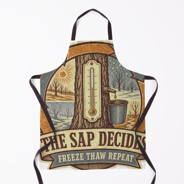 Item preview, The Sap Decides Maple Sap Frost Tau Emblem designed and sold by BoosterShop.