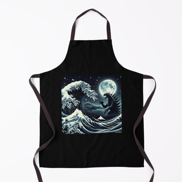 Item preview, Great Wave And Godzilla In The Night designed and sold by MargarettaYeage.