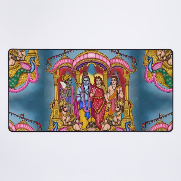 Item preview, Sita Ram Digital Drawing | Lord Rama and Goddess Sita Hindu Artwork designed and sold by Harshit_Digital_Arts.