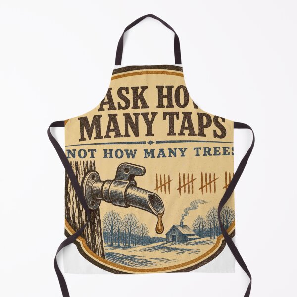 Item preview, Ask How Many Taps maple syrup tap emblem designed and sold by BoosterShop.