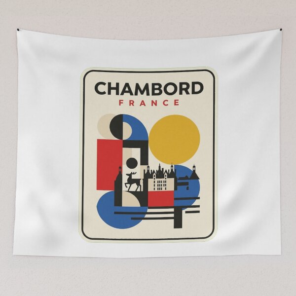 Item preview, Retro Chambord Bauhaus Geometric Skyline designed and sold by k3rstman1.