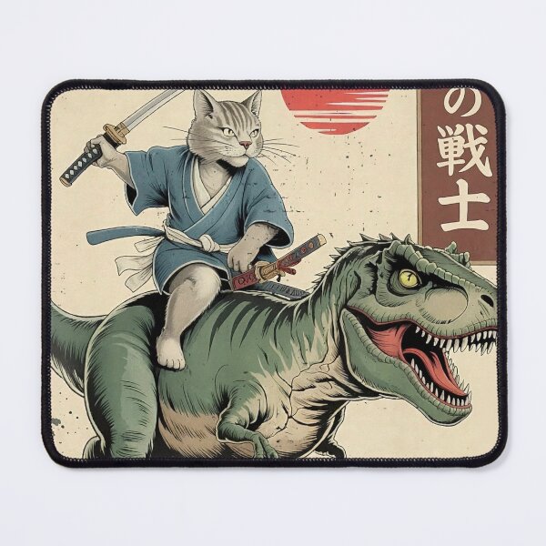 Item preview, Samurai Cat designed and sold by sellymeggan.
