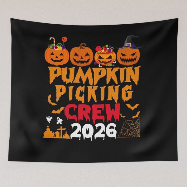 Item preview, Retro Pumpkin Picking Crew Halloween 2026 Matching designed and sold by AmberWild.