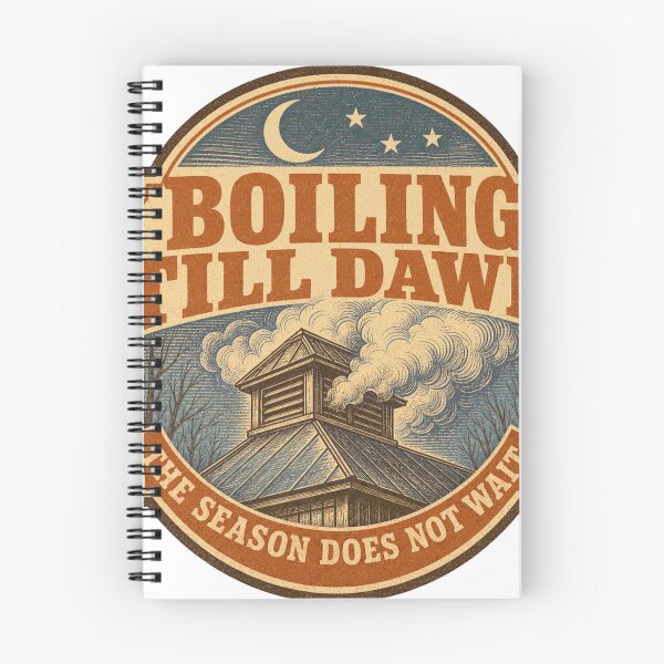 Item preview, Boiling Till Dawn Maple Syrup Night Shift Emblem designed and sold by BoosterShop.