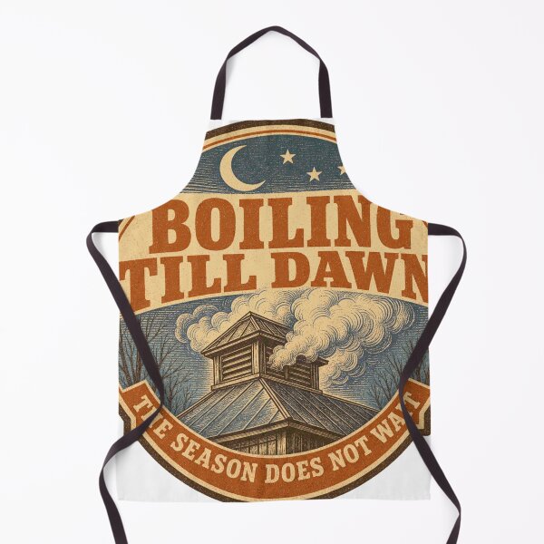 Item preview, Boiling Till Dawn Maple Syrup Night Shift Emblem designed and sold by BoosterShop.