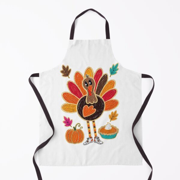 Item preview, Funny Thanksgiving Turkey Autumn Leaves Pumpkin Pie Sketch designed and sold by JessArty ⭐⭐⭐⭐⭐.