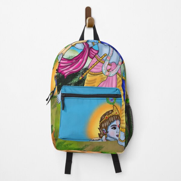 Item preview, Krishna Balram Digital Drawing | Hindu Brothers Spiritual Artwork designed and sold by Harshit_Digital_Arts.