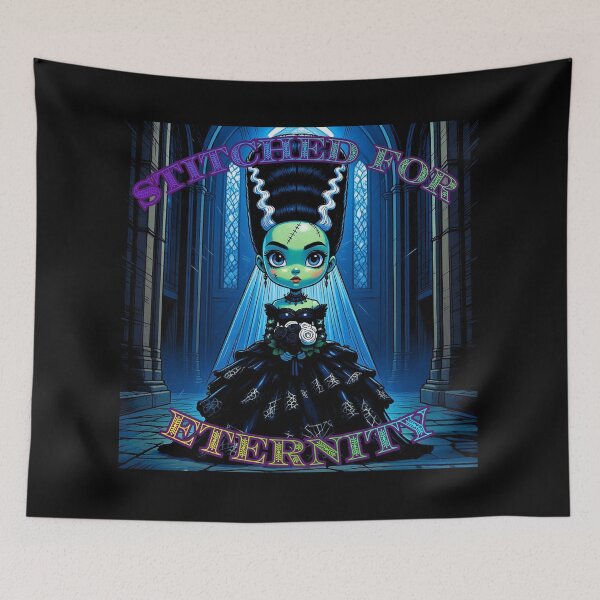 Item preview, Chibi Bride of Frankenstein – “Stitched for Eternity” designed and sold by AADesigns42.
