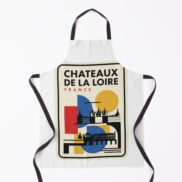 Item preview, Retro Chateaux De La Loire Bauhaus Geometric Skyline designed and sold by k3rstman1.