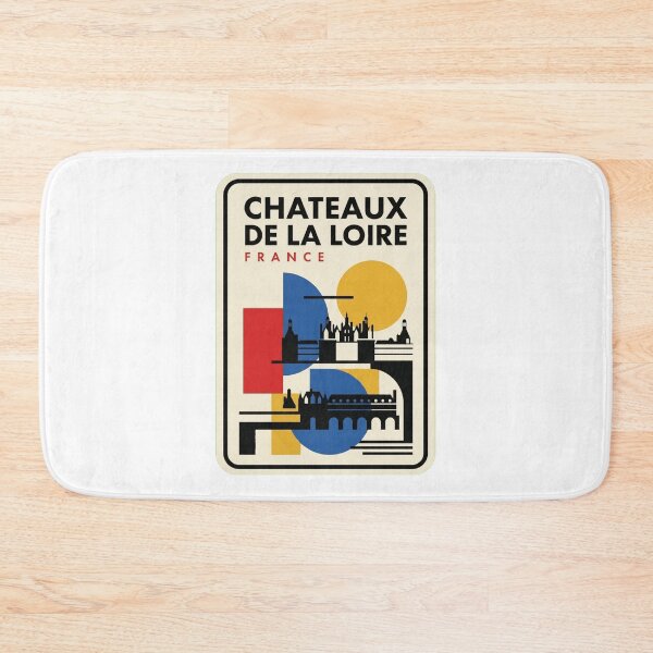 Item preview, Retro Chateaux De La Loire Bauhaus Geometric Skyline designed and sold by k3rstman1.