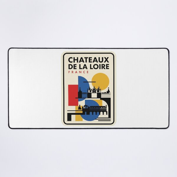 Item preview, Retro Chateaux De La Loire Bauhaus Geometric Skyline designed and sold by k3rstman1.