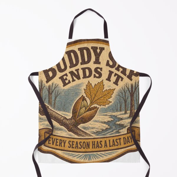 Item preview, Buddy Sap Ends It Maple Syrup Season End Emblem designed and sold by BoosterShop.
