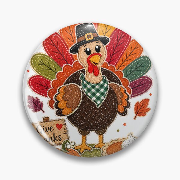 Item preview, Give Thanks Thanksgiving Turkey Fall Leaves Pumpkin Harvest designed and sold by JessArty ⭐⭐⭐⭐⭐.