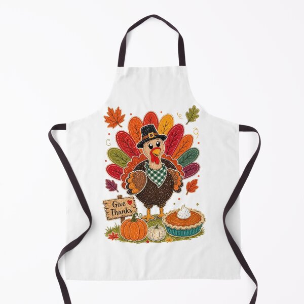 Item preview, Give Thanks Thanksgiving Turkey Fall Leaves Pumpkin Harvest designed and sold by JessArty ⭐⭐⭐⭐⭐.