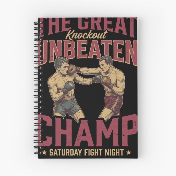 Item preview, The Great Knockout Unbeaten Champ - Vintage Boxing Poster designed and sold by rich-moda.