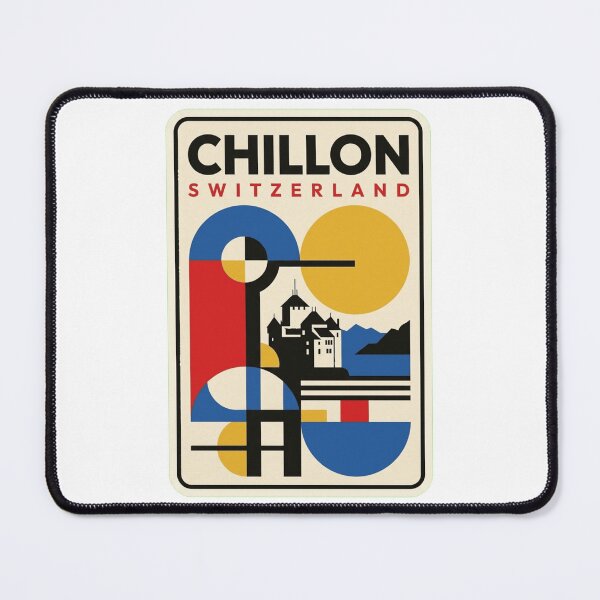 Item preview, Retro Chillon Bauhaus Geometric Skyline designed and sold by k3rstman1.