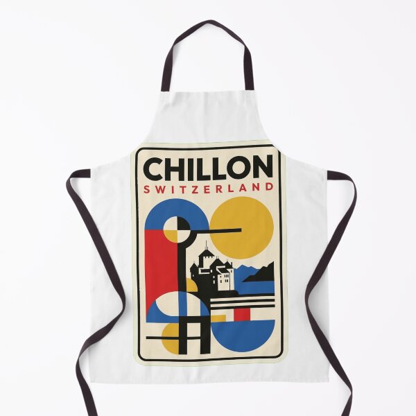 Item preview, Retro Chillon Bauhaus Geometric Skyline designed and sold by k3rstman1.