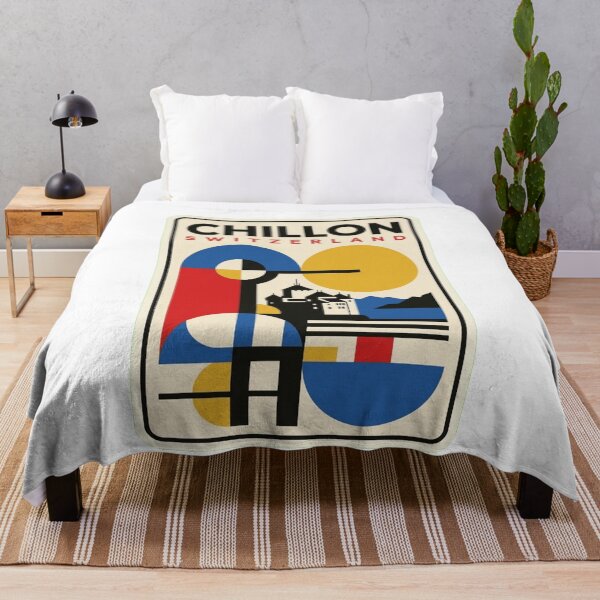Item preview, Retro Chillon Bauhaus Geometric Skyline designed and sold by k3rstman1.