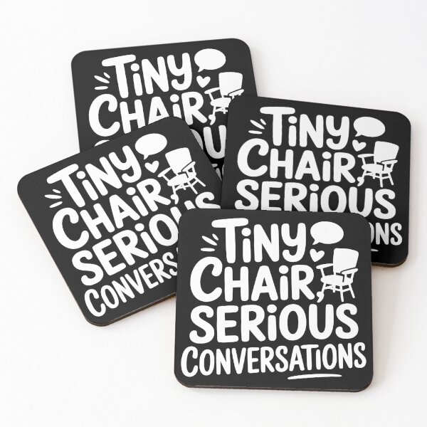 Item preview, Tiny Chair Serious Conversations designed and sold by theartfulaspie.