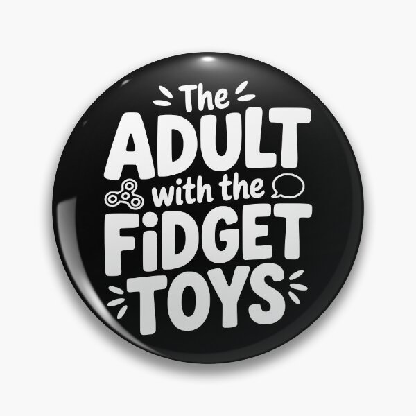 Item preview, The Adult With the Fidget Toys designed and sold by theartfulaspie.