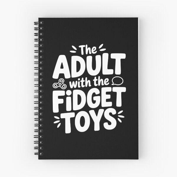 Item preview, The Adult With the Fidget Toys designed and sold by theartfulaspie.