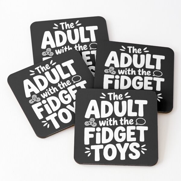 Item preview, The Adult With the Fidget Toys designed and sold by theartfulaspie.