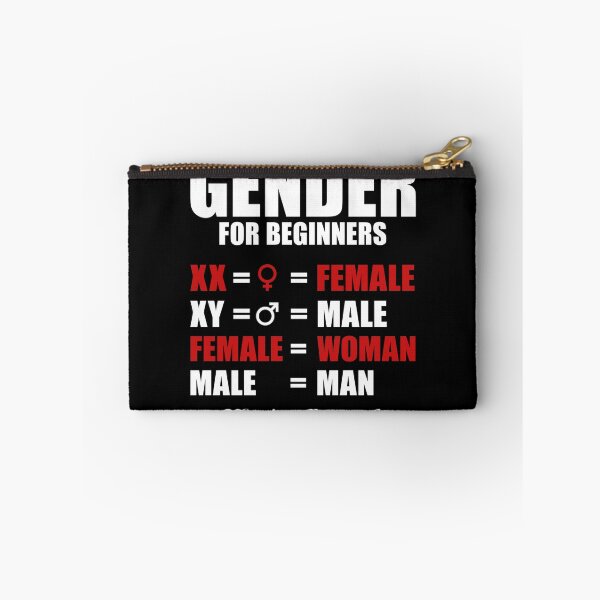Item preview, Simple Gender for Beginners XX Female Woman XY Male Man designed and sold by AmberWild.