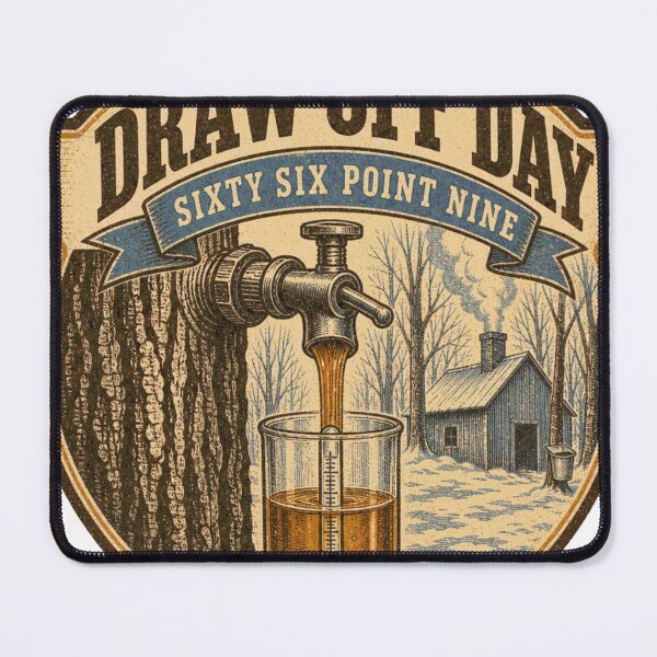 Item preview, Draw Off Day Maple Syrup Hydrometer Emblem designed and sold by BoosterShop.