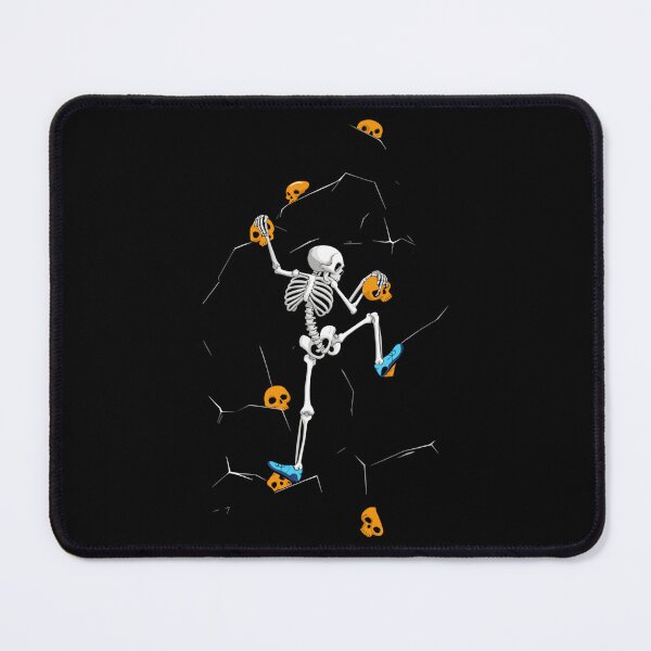 Item preview, Skeleton Climbing Boulder Wall Rock Spooky Halloween Climber designed and sold by AmberWild.