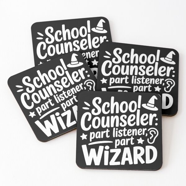 Item preview, School Counselor Part Listener Part Wizard designed and sold by theartfulaspie.