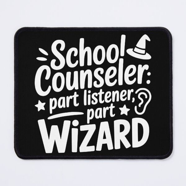 Item preview, School Counselor Part Listener Part Wizard designed and sold by theartfulaspie.